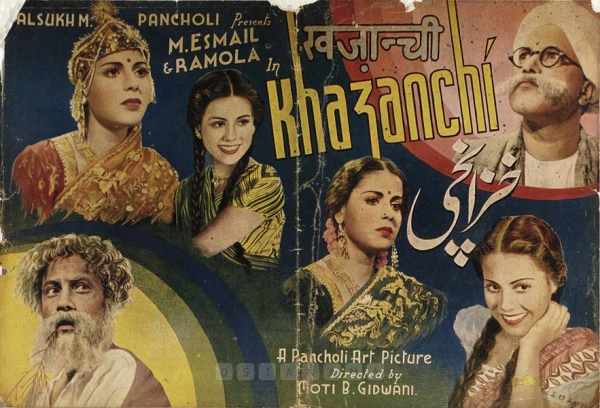 Khazanchi
1941
Banner Pancholi Art Pictures
Director Moti B. Gidwani
Handbill
0803709