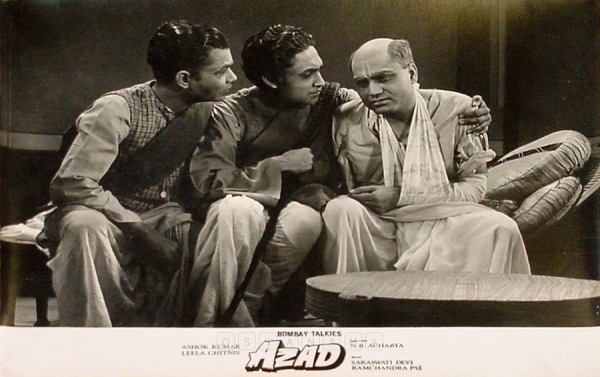  Azad
1940
Banner Bombay Talkies Ltd.
Producer Himanshu Rai
Director N. R. Acharya
Photographic Lobby Card
0817814
