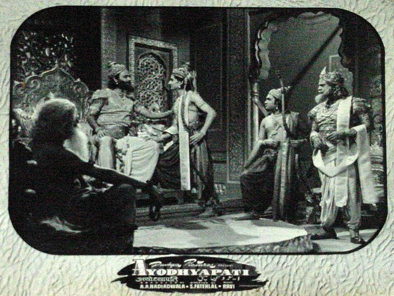 Ayodhyapati 1956 
Banner Pushpa Pictures
Producer A. A. Nadiadwala
Director S. Fattelal
0817764.CINE.lbp