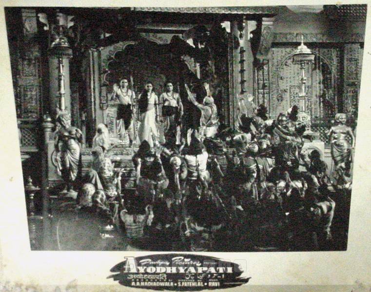 Ayodhyapati 1956 
Banner Pushpa Pictures
Producer A. A. Nadiadwala
Director S. Fattelal
0817772.CINE.lbp