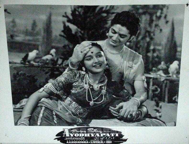 Ayodhyapati 1956 
Banner Pushpa Pictures
Producer A. A. Nadiadwala
Director S. Fattelal
0817783.CINE.lbp