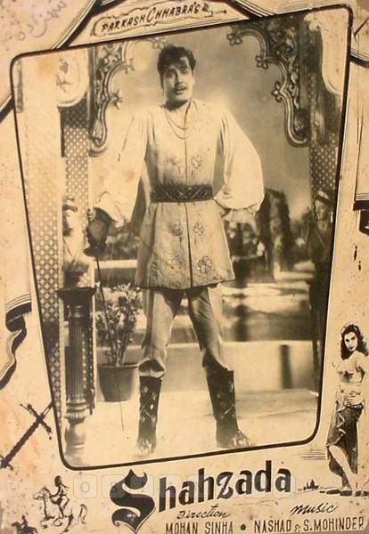  Shahzada
1955
Banner India Films
Director Mohan Sinha
Photographic Lobby Card
0829219
