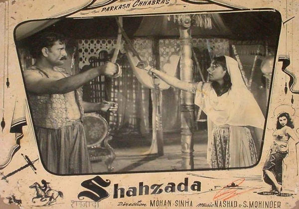  Shahzada
1955
Banner India Films
Director Mohan Sinha
Photographic Lobby Card
0829220
