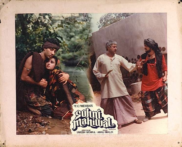 Sohni Mahiwal
1984
Banner Eagle Films
Producer F. C. Mehra
Director Umesh Mehra
Lobby Card
0815329