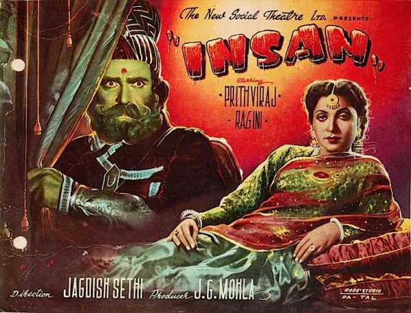 Insan 1952 (1) 
Banner New Social Theatres Ltd.
Director Jagdish Sethi